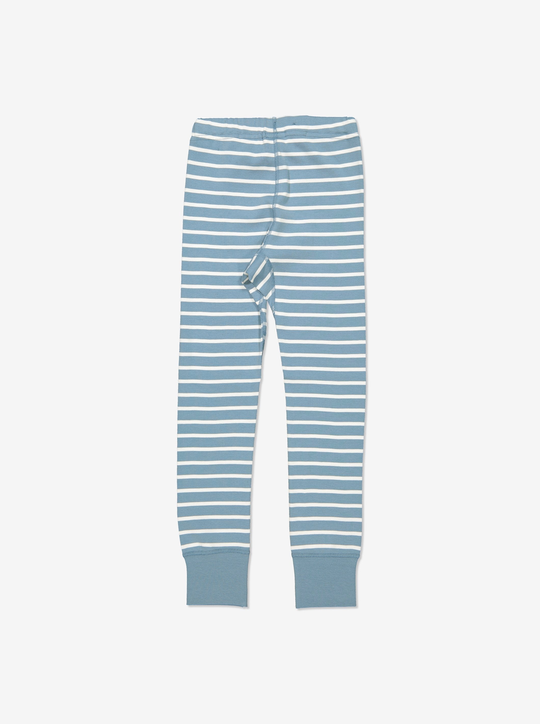 Blue hotsell striped leggings