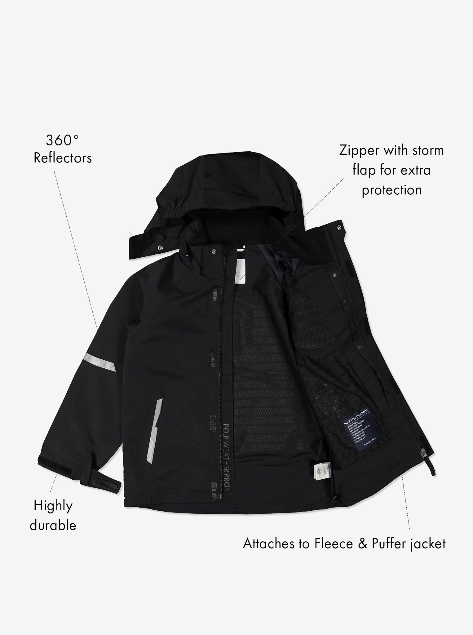 Waterproof Kids Shell Jacket