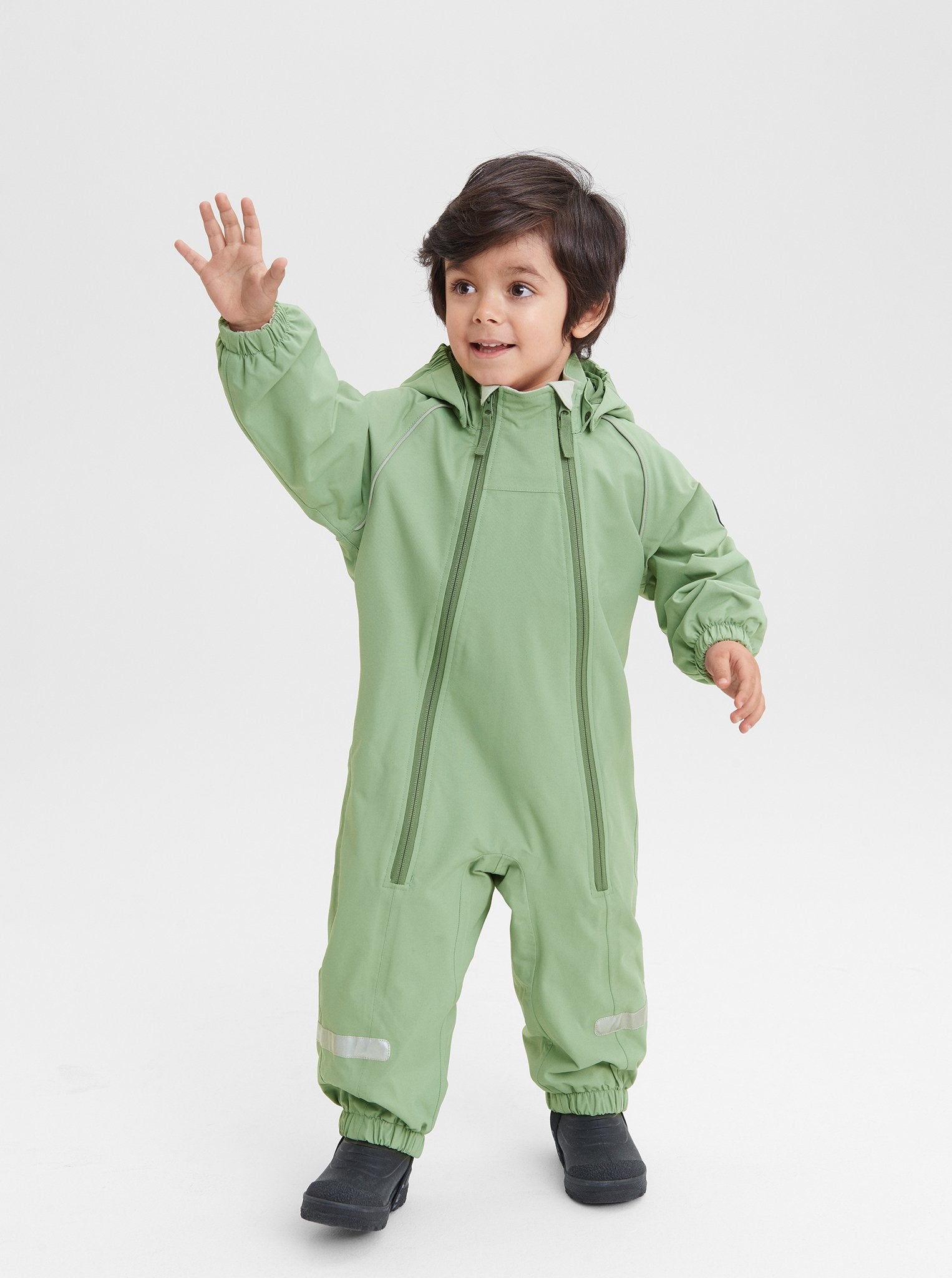 RUBBERIZED OVERALLS - Light green