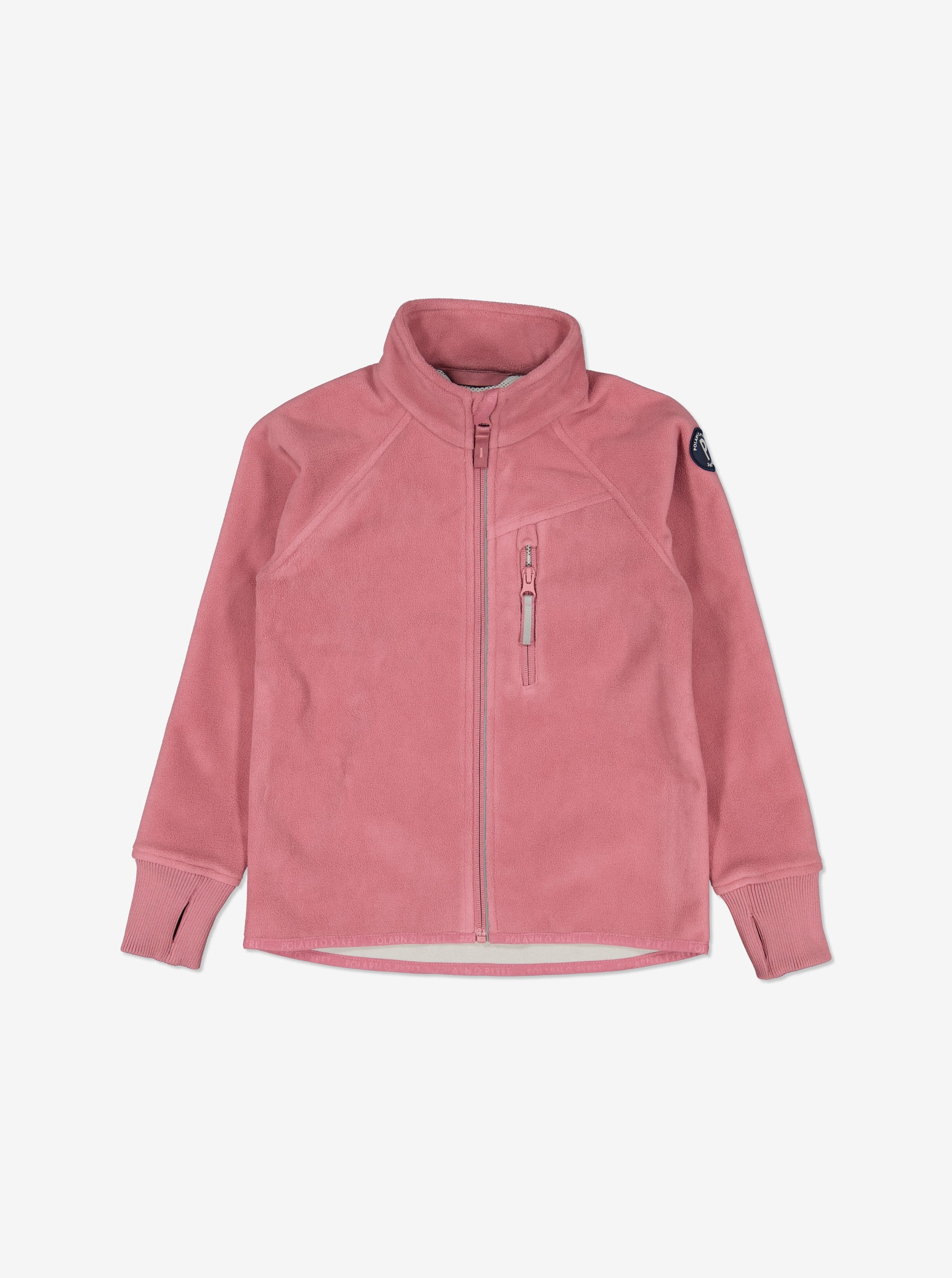 Pink Kids Showerproof Fleece Jacket | Polarn O. Pyret UK