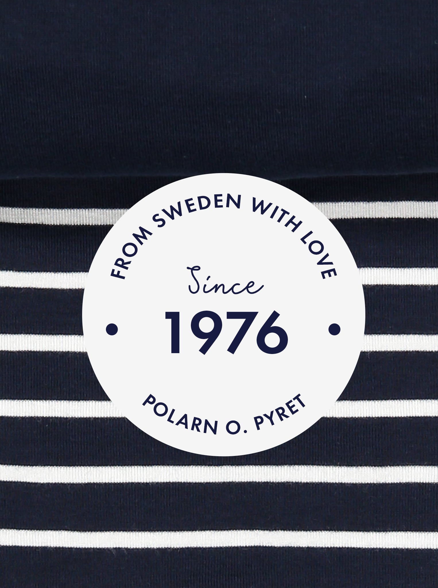 PO.P Stripe Adult Leggings Navy Unisex XS -XL | Polarn O. Pyret UK