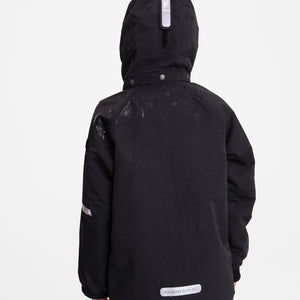 Black waterproof school coat online