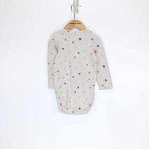 Heart Print Baby Bodysuit 4-6m / 68