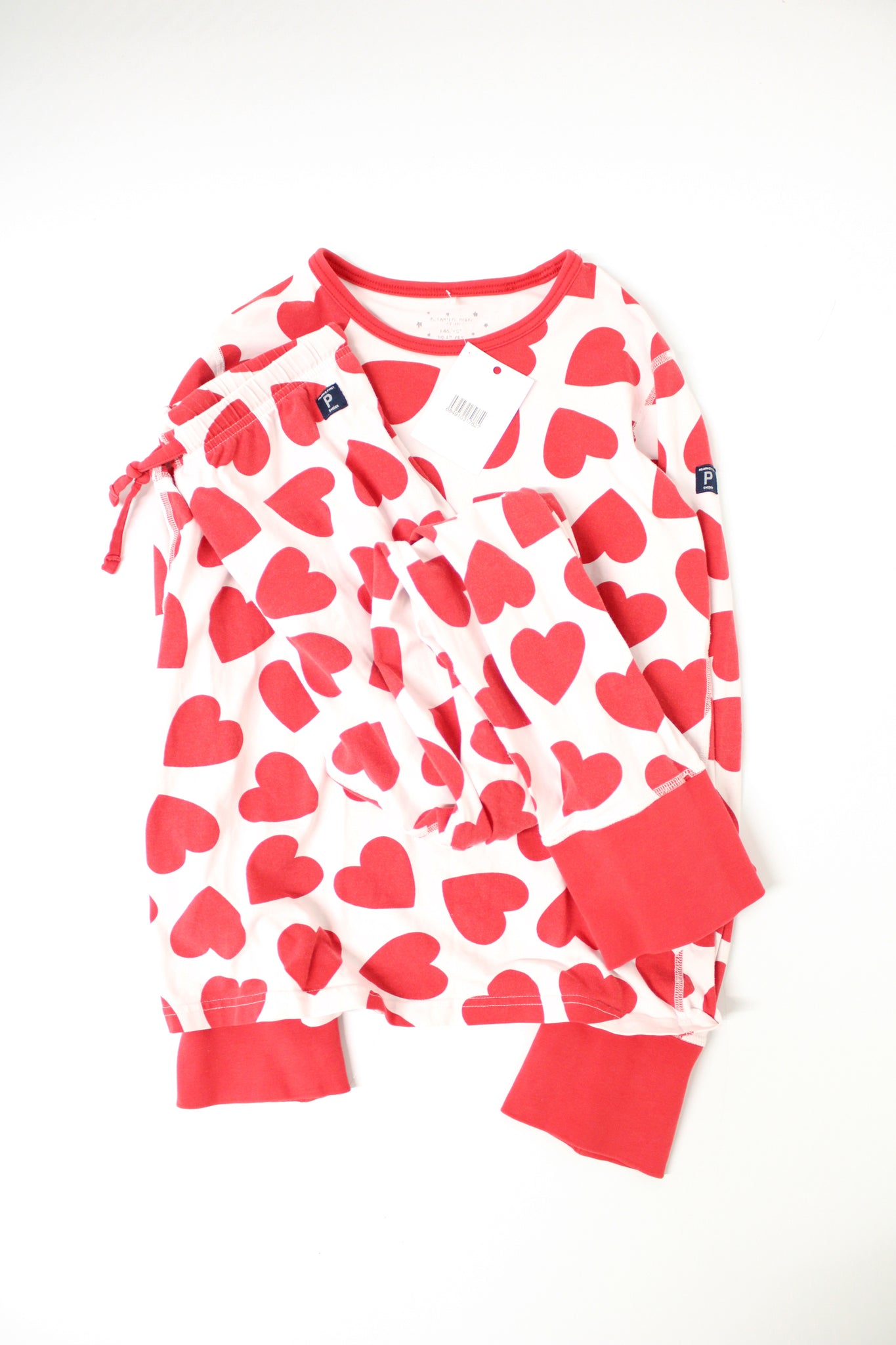 Kids Heart Print Pyjamas