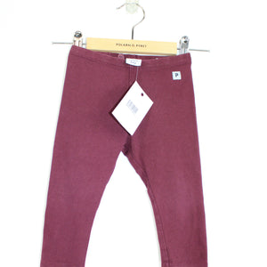 Burgundy baby leggings best sale