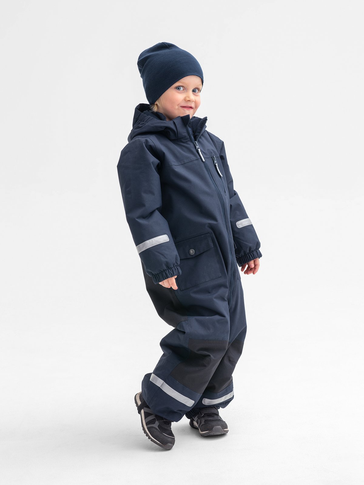 Waterproof Kids Overall With Fleece Lining