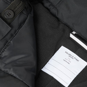 Kids Black Padded Waterproof Trousers from the Polarn O. Pyret outerwear collection. Made using ethically sourced materials.