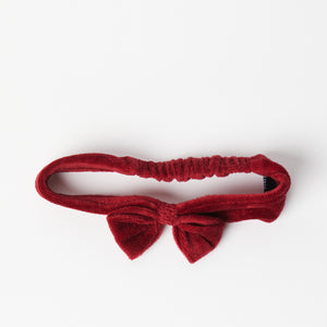 Red Velour Kids Hair Band from the Polarn O. Pyret kidswear collection. The best ethical kids clothes