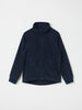 Navy Waterproof Kids Fleece Jacket from the Polarn O. Pyret outerwear collection. Ethically produced kids outerwear.