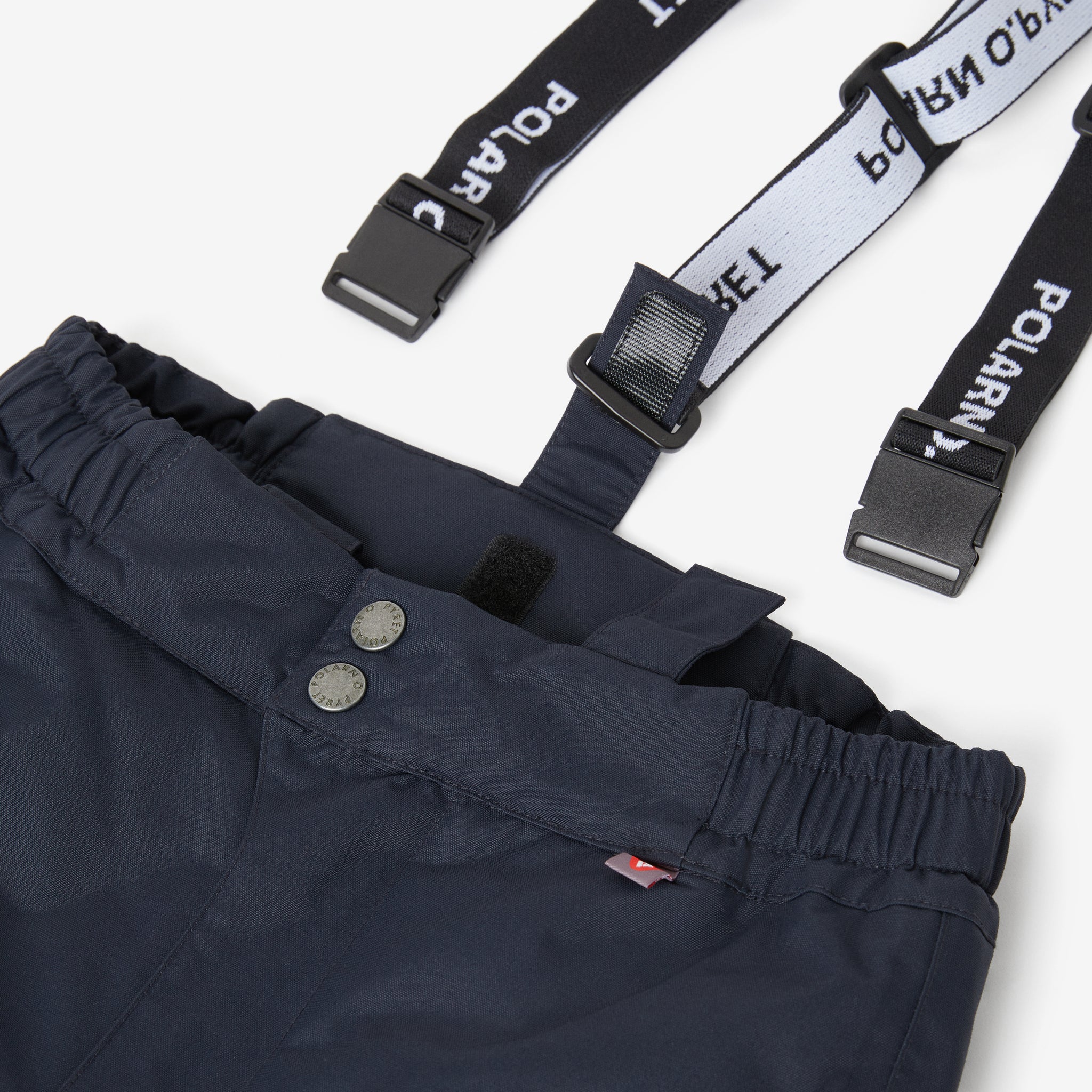 Kids Navy Padded Waterproof Trousers from the Polarn O. Pyret outerwear collection. Ethically produced kids outerwear.