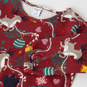 Reindeer Pocket Christmas Kids Top from the Polarn O. Pyret kidswear collection. The best ethical kids clothes