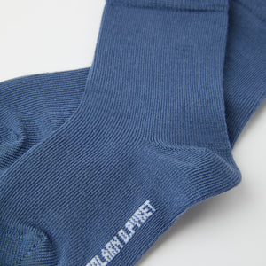 Blue Merino Kids Socks from Polarn O. Pyret kidswear. The best ethical kids clothes