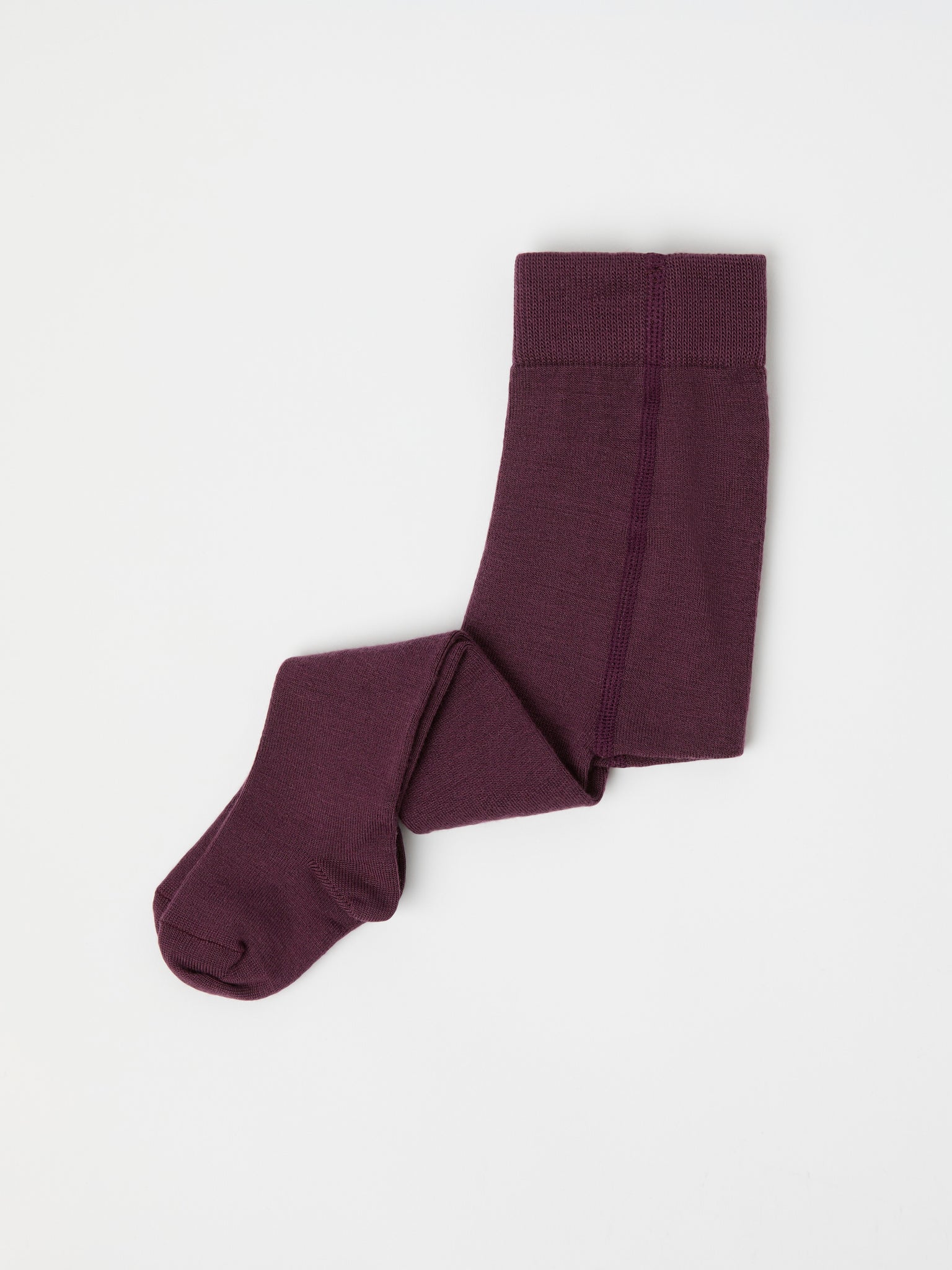 Burgundy Antislip Merino Kids Tights Polarn O. Pyret UK