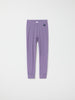 Purple Thermal Merino Kids Leggings from the Polarn O. Pyret kidswear collection. Made using ethically sourced materials.