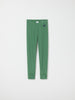 Green Thermal Merino Kids Leggings from the Polarn O. Pyret kidswear collection. Quality kids clothing made to last.