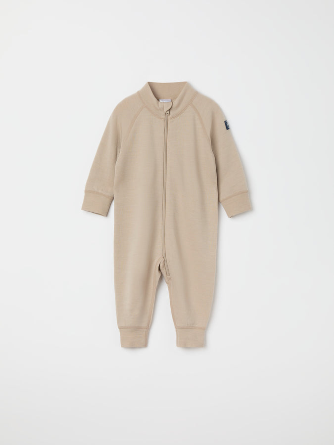 Merino Terry Wool Kids All-In-One from the Polarn O. Pyret kidswear collection. Quality kids clothing made to last.