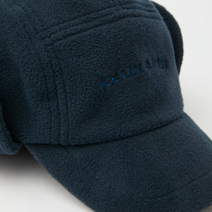 Navy Windproof Fleece Kids Hat from the Polarn O. Pyret kidswear collection. Quality kids clothing made to last.