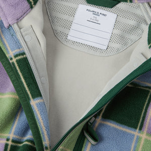 Checked Waterproof Kids Fleece Jacket from the Polarn O. Pyret kidswear collection. Quality kids clothing made to last.