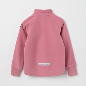 Pink Waterproof Kids Fleece Jacket from the Polarn O. Pyret kidswear collection. Made using ethically sourced materials.