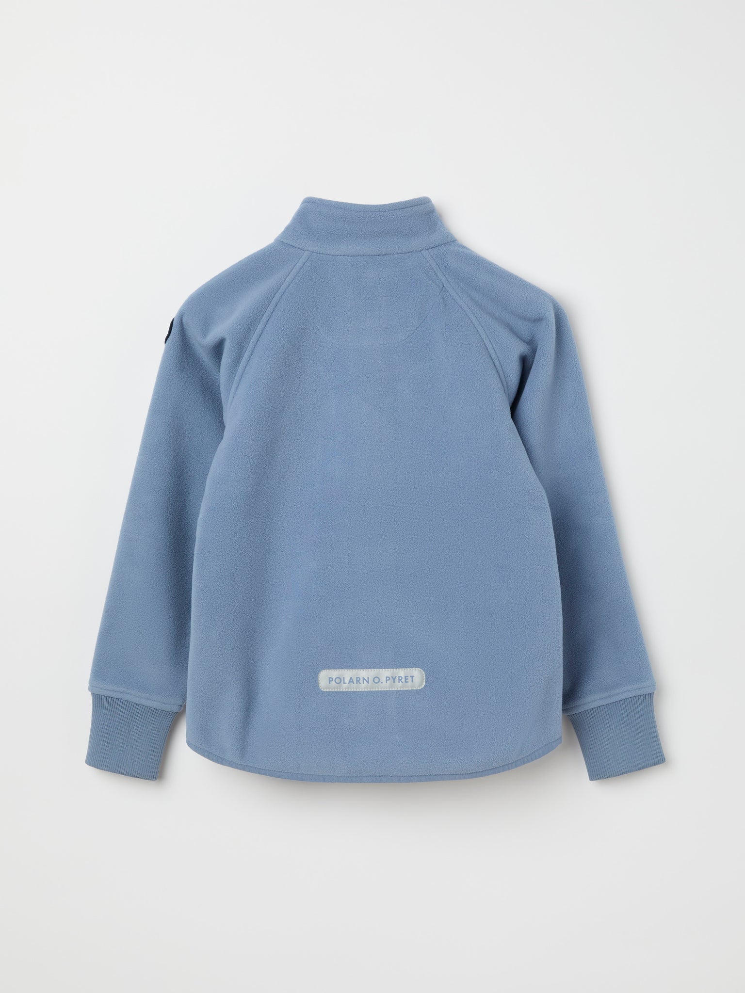 Blue Waterproof Kids Fleece Jacket from the Polarn O. Pyret kidswear collection. Ethically produced kids outerwear.