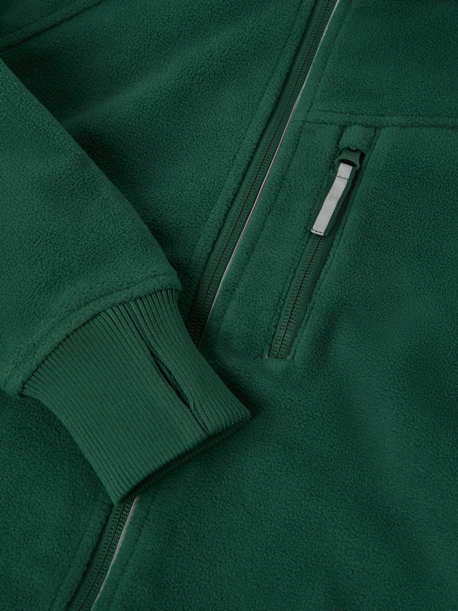 Green Waterproof Kids Fleece Jacket from the Polarn O. Pyret kidswear collection. The best ethical kids outerwear.