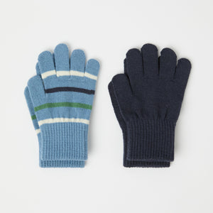 2 Pack Kids Magic Gloves from the Polarn O. Pyret kidswear collection. Made using ethically sourced materials.