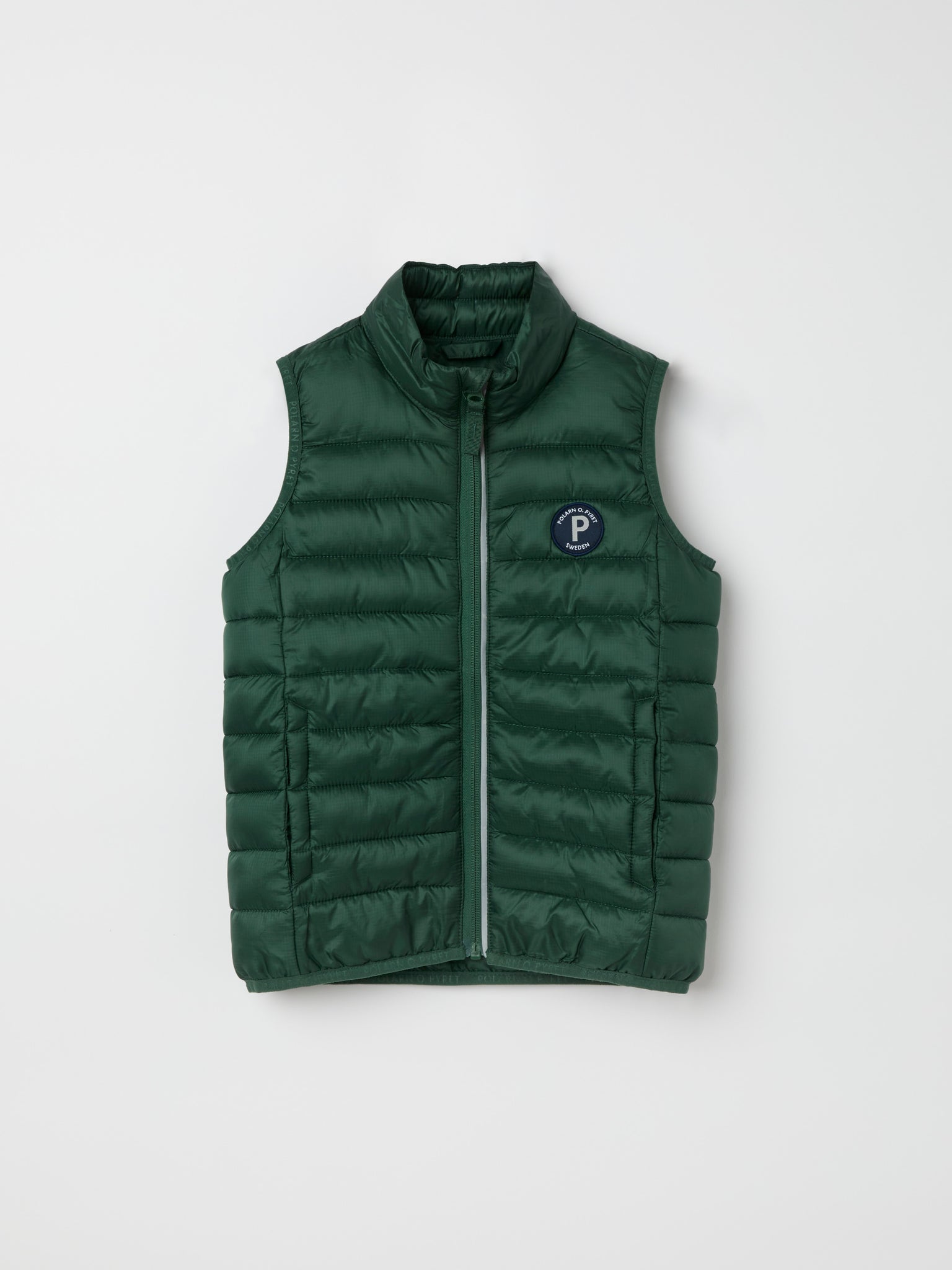 Water Resistant Kids Puffer Gilet from the Polarn O. Pyret kidswear collection. Ethically produced kids outerwear.