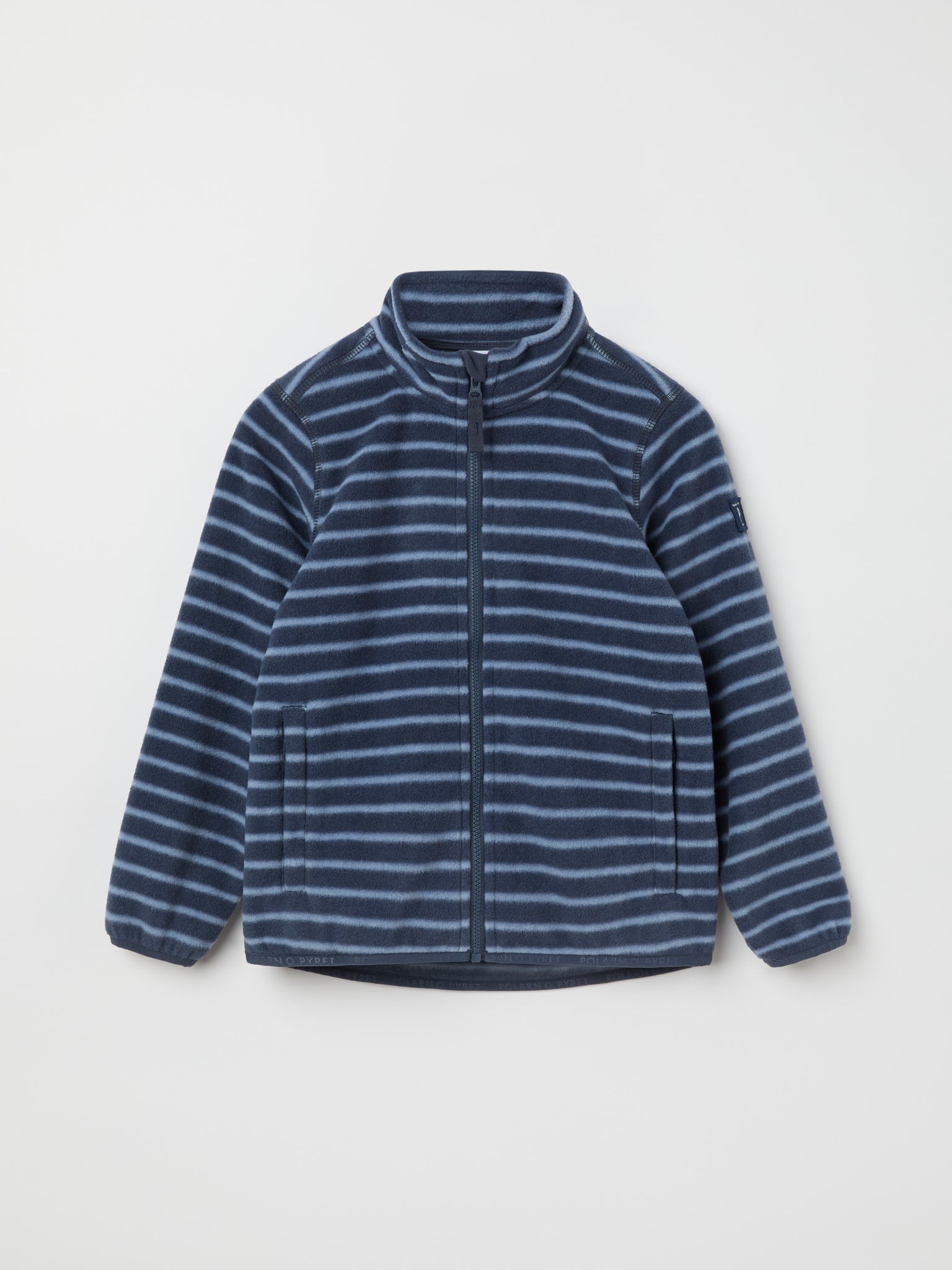 Blue Soft Kids Fleece Jacket from the Polarn O. Pyret kidswear collection. Quality kids clothing made to last.