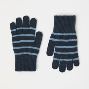 Blue Kids Wool Magic Gloves from the Polarn O. Pyret kidswear collection. Quality kids clothing made to last.