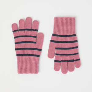 Pink Kids Wool Magic Gloves from the Polarn O. Pyret kidswear collection. The best ethical kids outerwear.