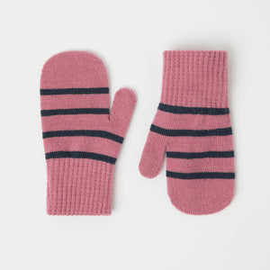 Pink Kids Wool Magic Mittens from the Polarn O. Pyret kidswear collection. Made using ethically sourced materials.