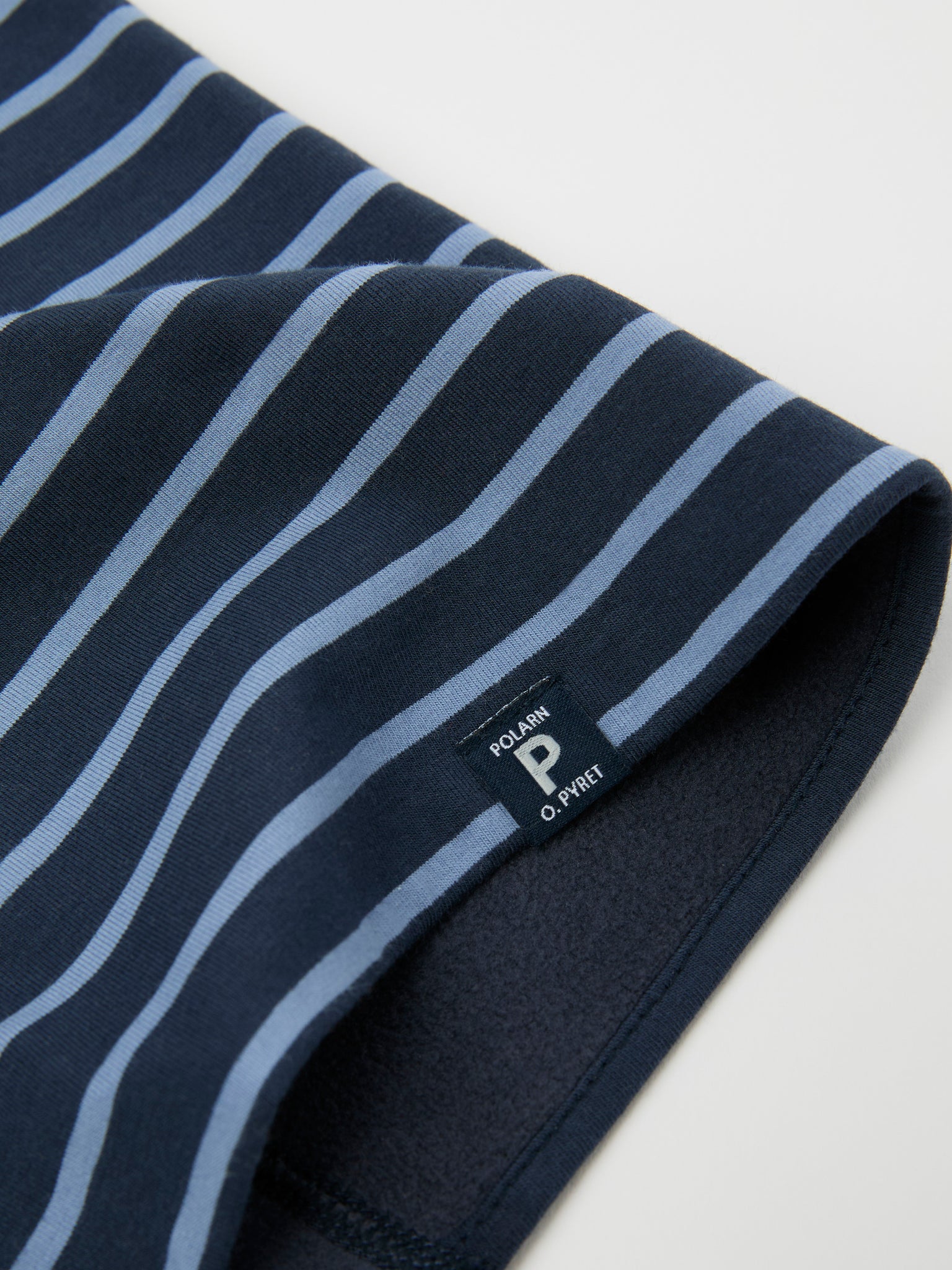 Blue Fleece Lined Kids Neck Warmer from the Polarn O. Pyret kidswear collection. Ethically produced kids outerwear.