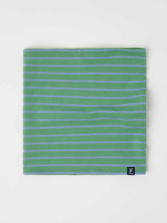 Green Fleece Lined Kids Neck Warmer from the Polarn O. Pyret kidswear collection. The best ethical kids outerwear.