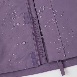 Purple Waterproof Kids School Coat from the Polarn O. Pyret kidswear collection. Quality kids clothing made to last.