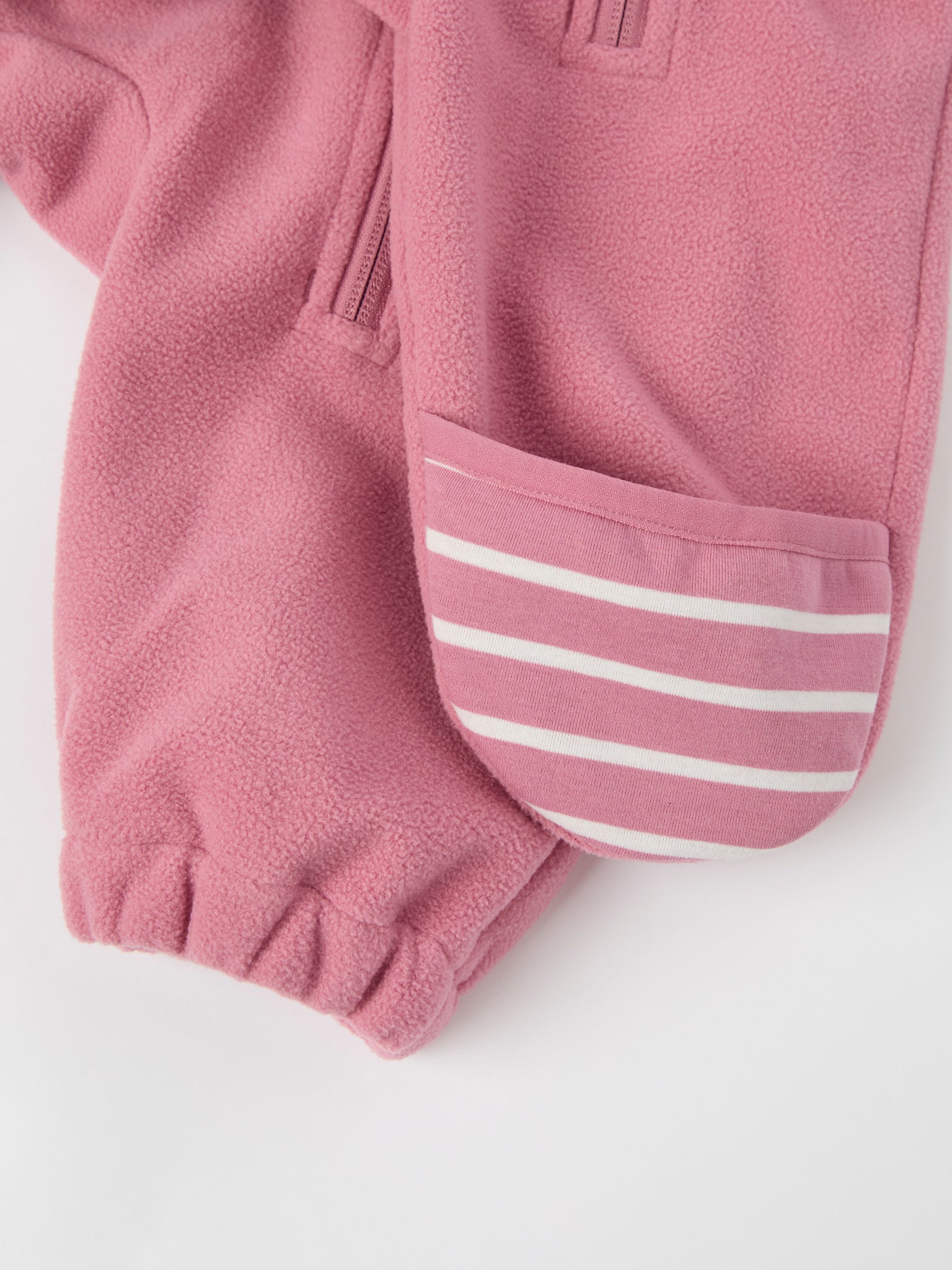 Waterproof Fleece Baby Pramsuit from the Polarn O. Pyret kidswear collection. The best ethical kids outerwear.