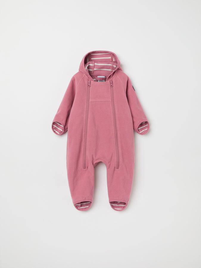 Waterproof Fleece Baby Pramsuit from the Polarn O. Pyret kidswear collection. The best ethical kids outerwear.