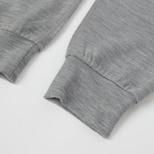 Grey Adult Wool Terry Trousers from the Polarn O. Pyret Adult collection. Ethically produced kids outerwear.