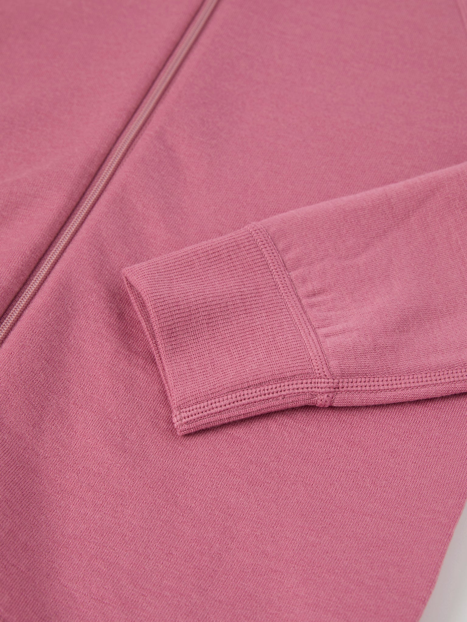 Pink Thermal Terry Merino Kids Zip Top from the Polarn O. Pyret kidswear collection. Made using ethically sourced materials.