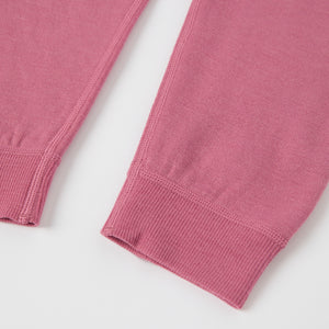 Pink Thermal Terry Merino Kids Long Johns from the Polarn O. Pyret kidswear collection. Ethically produced kids outerwear.