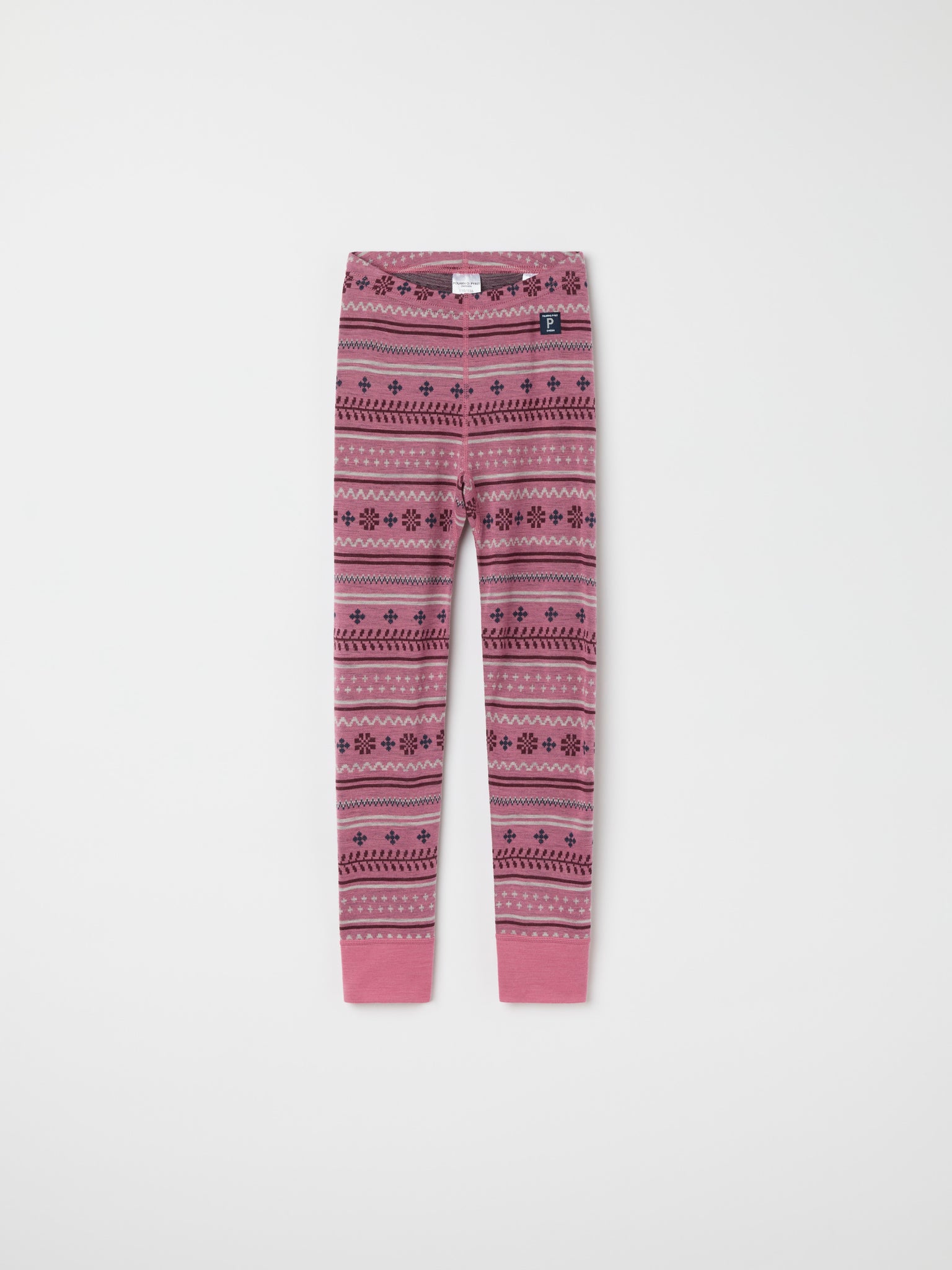 Nordic Thermal Merino Kids Leggings from the Polarn O. Pyret kidswear collection. The best ethical kids outerwear.