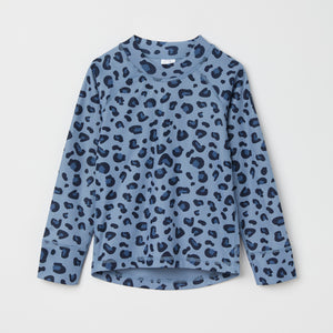 Animal Print Polyester Thermal Kids Top from the Polarn O. Pyret kidswear collection. Made using ethically sourced materials.