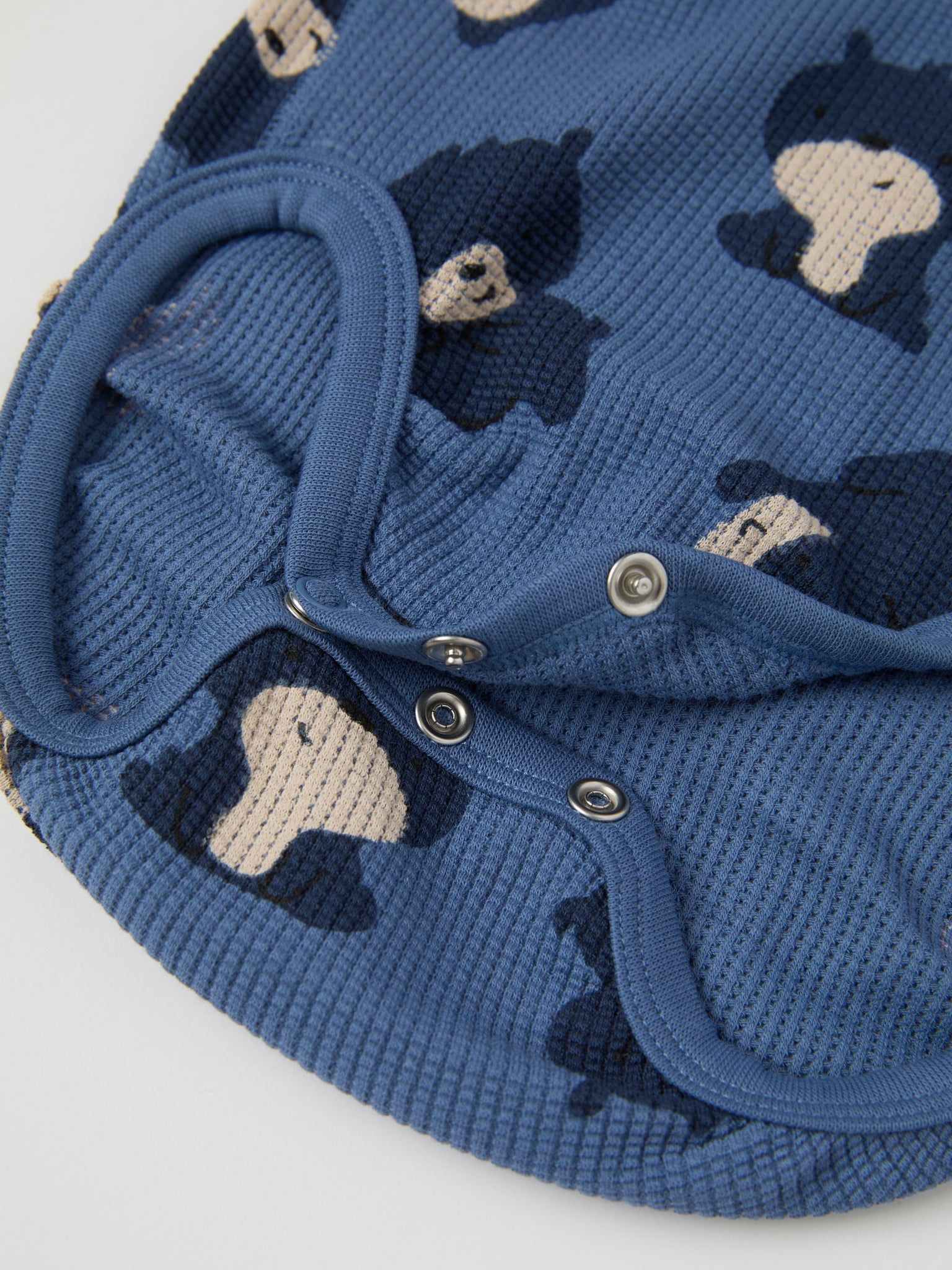 Bear Print Babygrow from the Polarn O. Pyret baby collection. The best ethical kids clothes