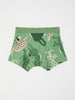 Cotton Boys Boxers with Lynx Print from Polarn O. Pyret kidswear. Nordic kids clothes made from sustainable sources.