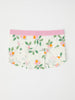 Girls Heart Print Boxer Briefs from Polarn O. Pyret kidswear. Nordic kids clothes made from sustainable sources.