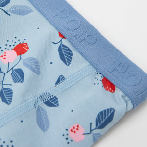 Girls Heart Print Boxer Briefs from Polarn O. Pyret kidswear. Ethically produced kids clothing.