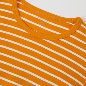 Yellow Striped Adult Pyjamas from Polarn O. Pyret kidswear. The best ethical kids clothes