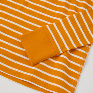 Yellow Striped Adult Pyjamas from Polarn O. Pyret kidswear. The best ethical kids clothes