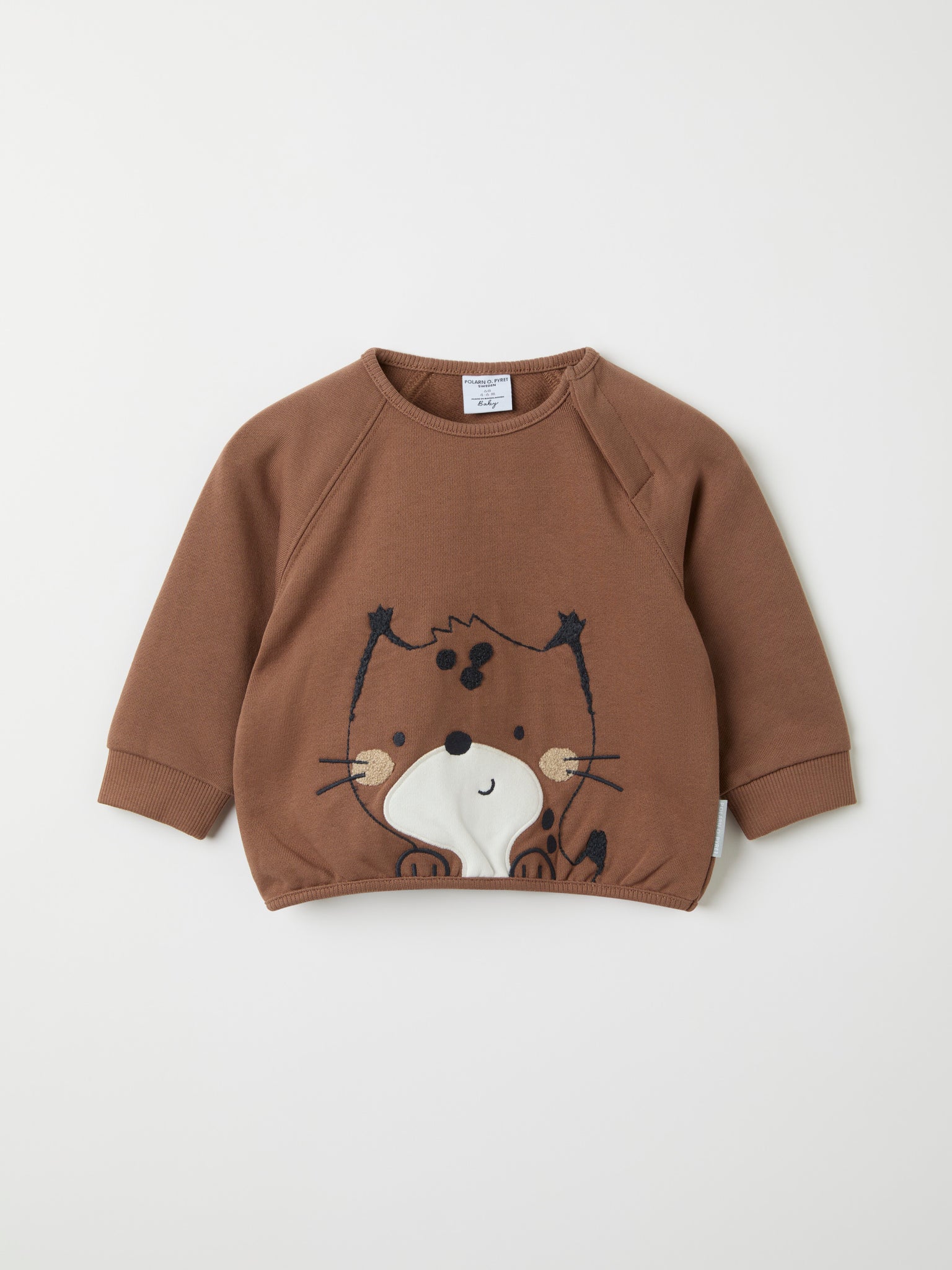 Lynx Applique Baby Sweatshirt