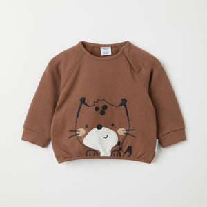 Lynx Applique Baby Sweatshirt