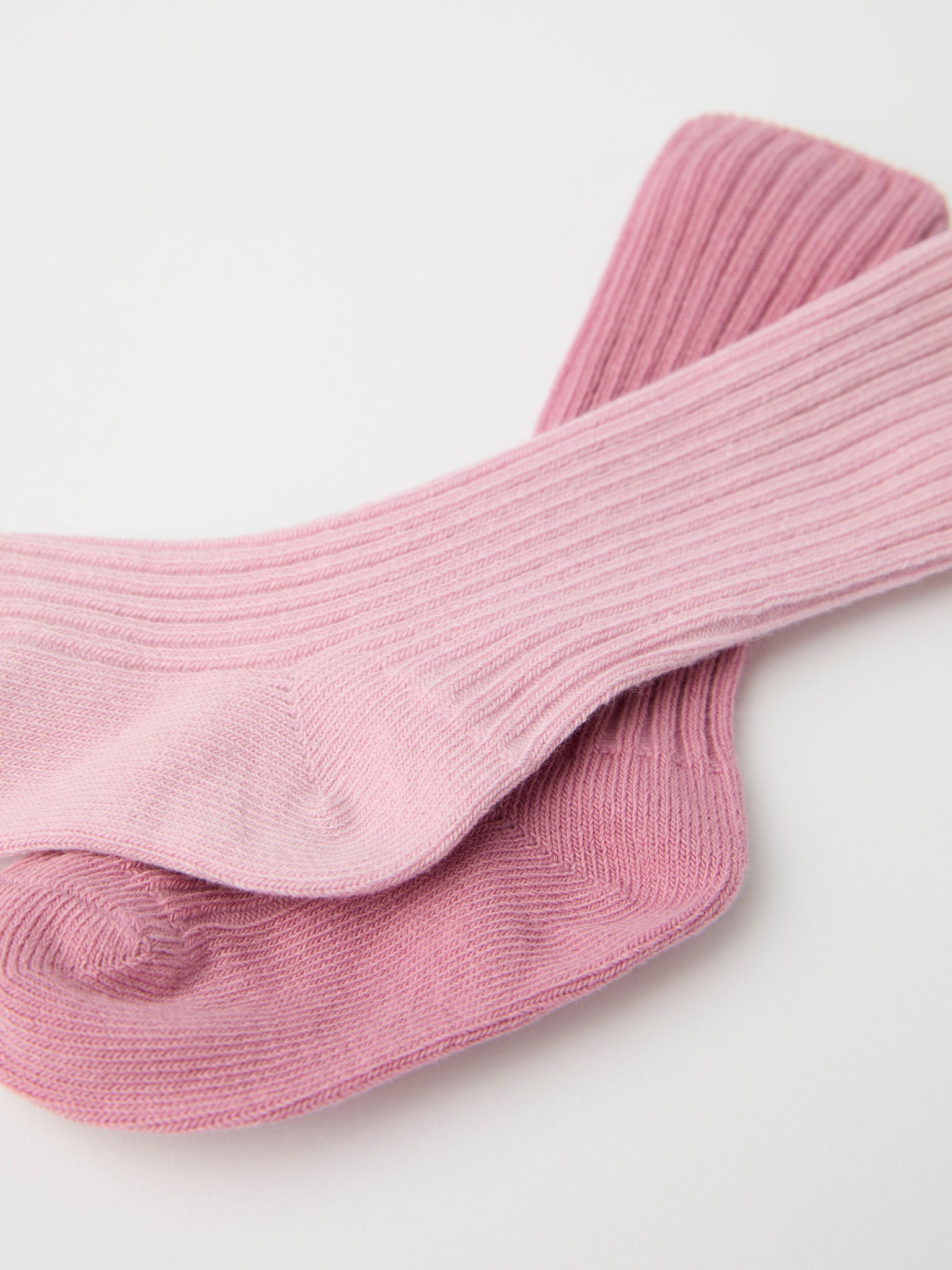 Two Pack Pink Baby Socks from the Polarn O. Pyret baby collection. Clothes made using sustainably sourced materials.